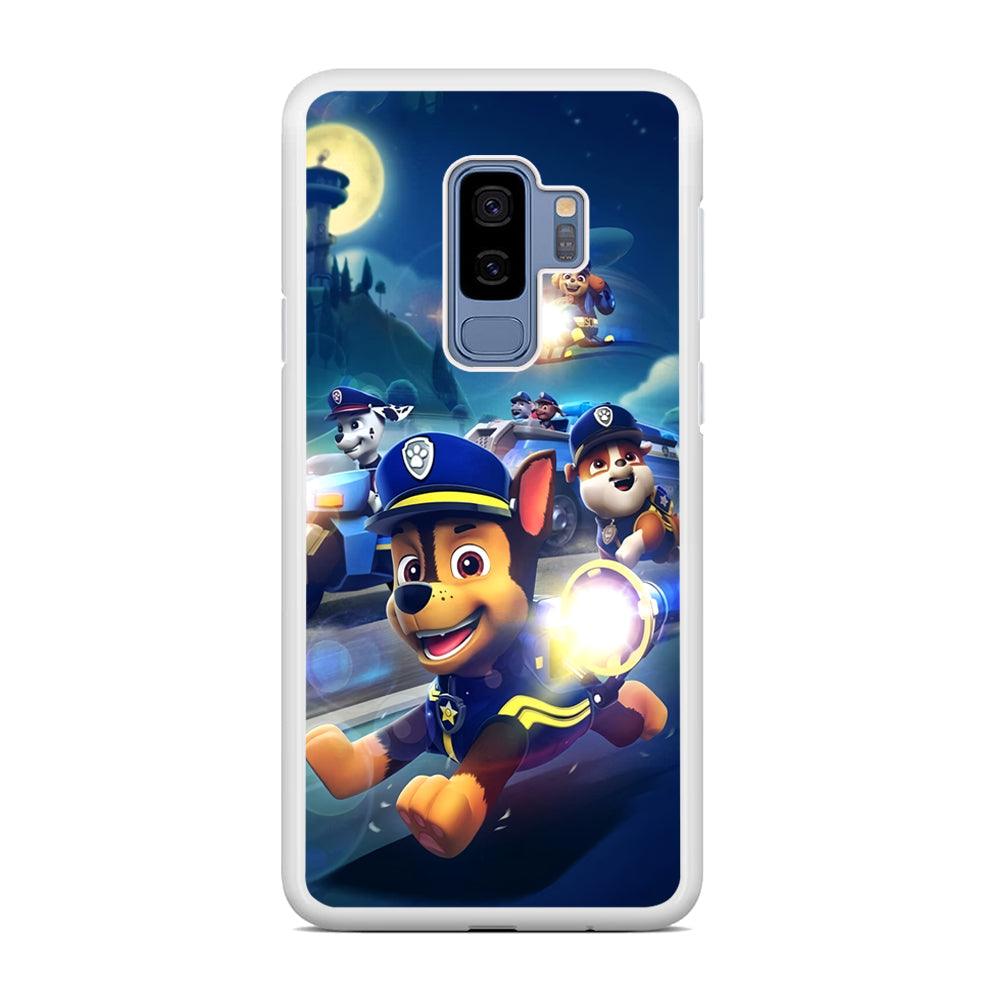 Paw Patrol Night on Duty Samsung Galaxy S9 Plus Case-Oxvistore