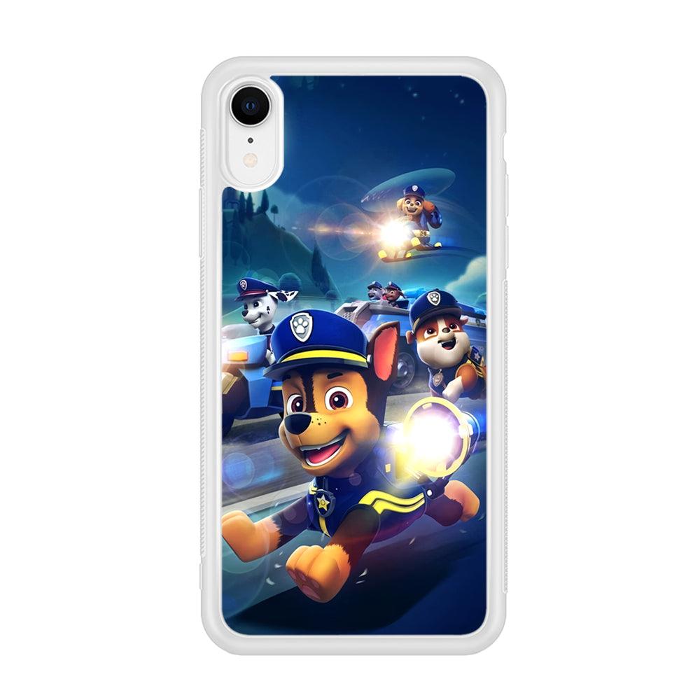 Paw Patrol Night on Duty iPhone XR Case-Oxvistore