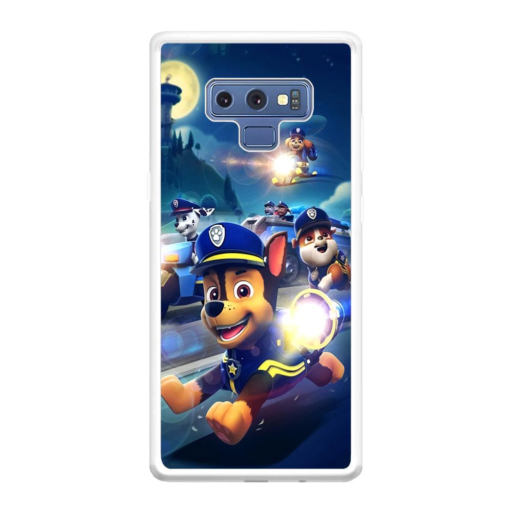 Paw Patrol Night on Duty Samsung Galaxy Note 9 Case-Oxvistore