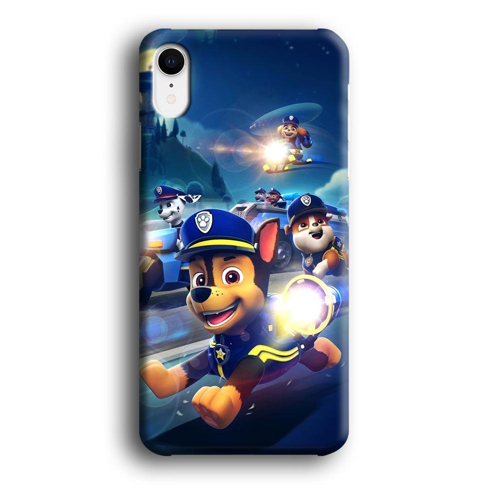 Paw Patrol Night on Duty iPhone XR Case-Oxvistore