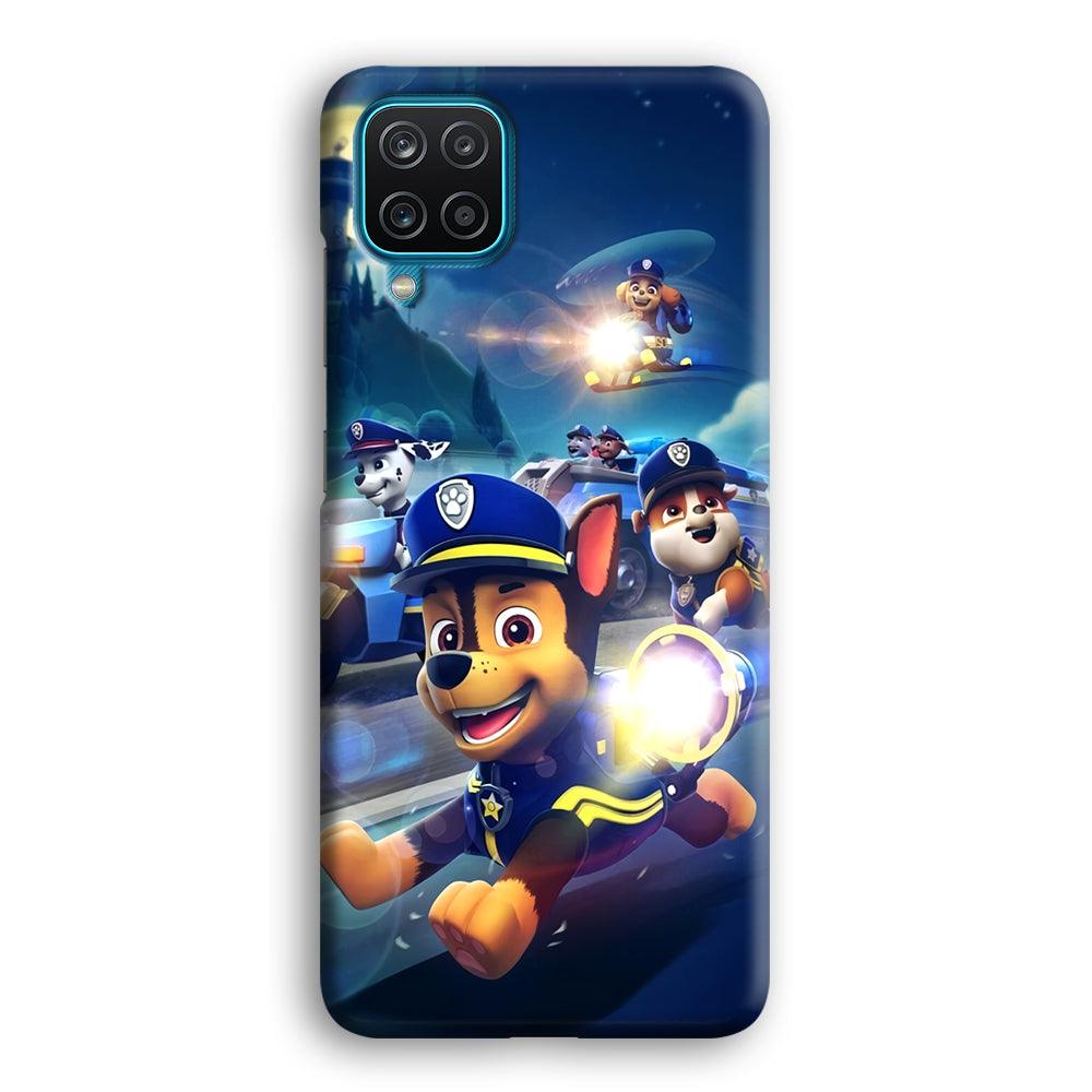 Paw Patrol Night on Duty Samsung Galaxy A12 Case-Oxvistore