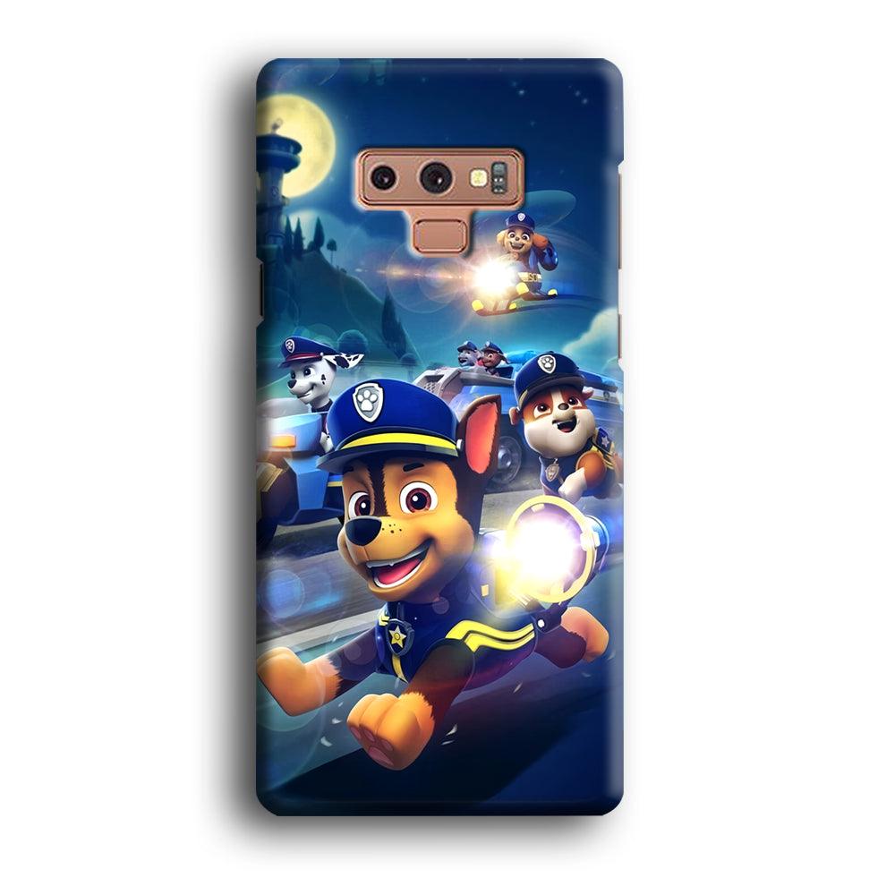 Paw Patrol Night on Duty Samsung Galaxy Note 9 Case-Oxvistore