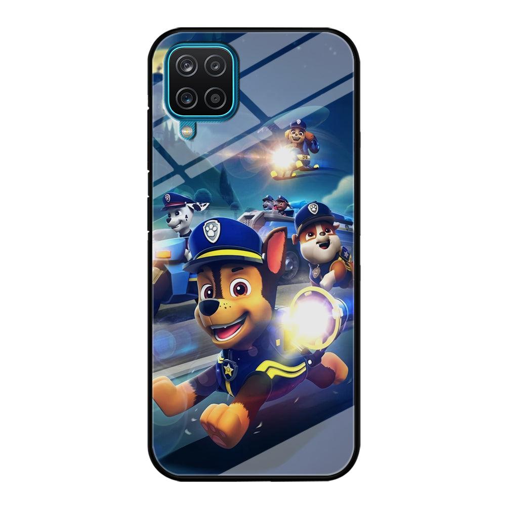 Paw Patrol Night on Duty Samsung Galaxy A12 Case-Oxvistore