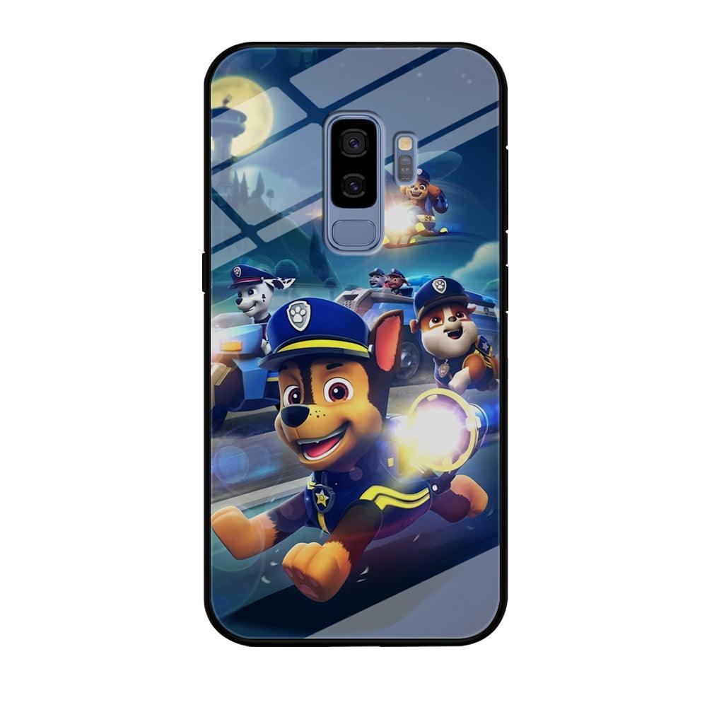 Paw Patrol Night on Duty Samsung Galaxy S9 Plus Case-Oxvistore