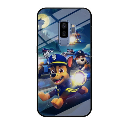 Paw Patrol Night on Duty Samsung Galaxy S9 Plus Case-Oxvistore