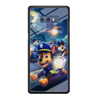 Paw Patrol Night on Duty Samsung Galaxy Note 9 Case-Oxvistore