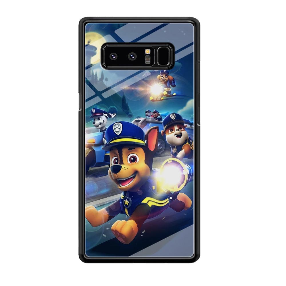 Paw Patrol Night on Duty Samsung Galaxy Note 8 Case-Oxvistore