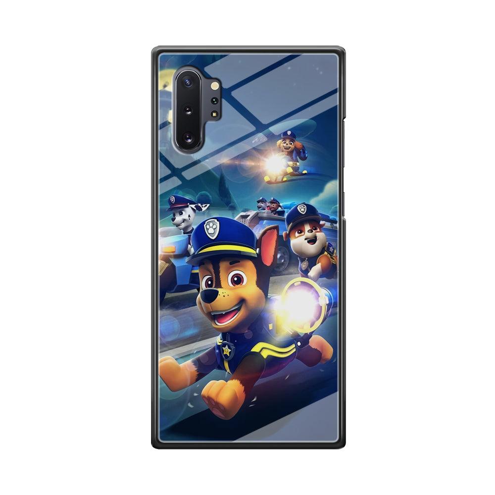 Paw Patrol Night on Duty Samsung Galaxy Note 10 Plus Case-Oxvistore