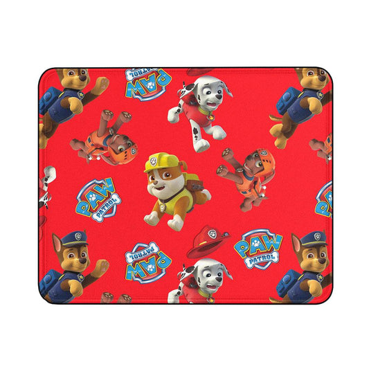 Paw Patrol Red Pattern Mouse Pads-18x21 CM-Oxvistore
