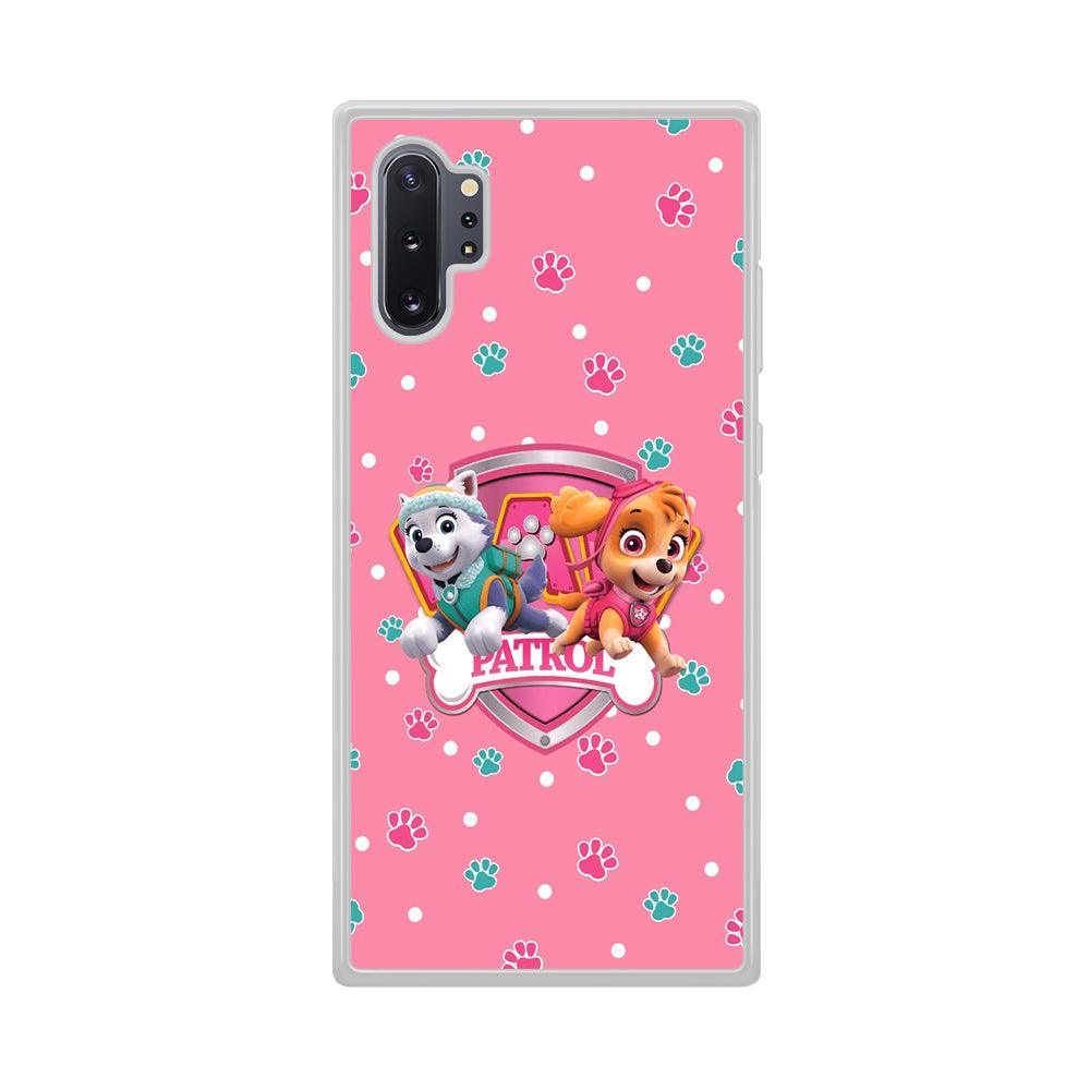 Paw Patrol Skye and Everest Pink Patroll Samsung Galaxy Note 10 Plus Case-Oxvistore