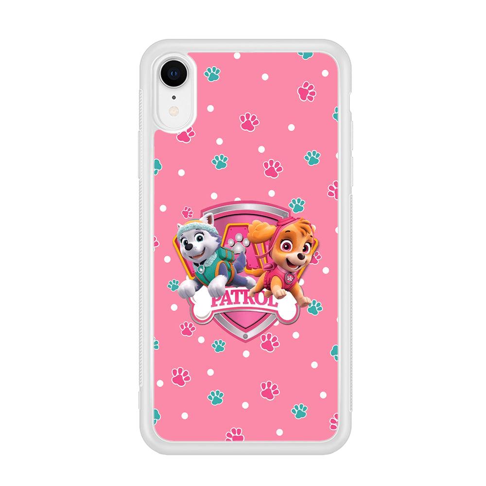 Paw Patrol Skye and Everest Pink Patroll iPhone XR Case-Oxvistore