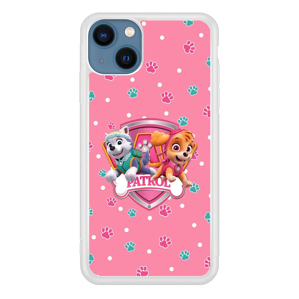 Paw Patrol Skye and Everest Pink Patroll iPhone 14 Case-Oxvistore