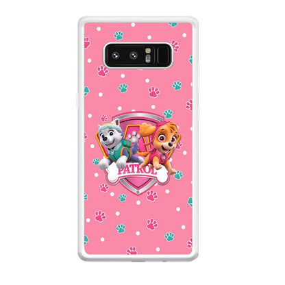 Paw Patrol Skye and Everest Pink Patroll Samsung Galaxy Note 8 Case-Oxvistore