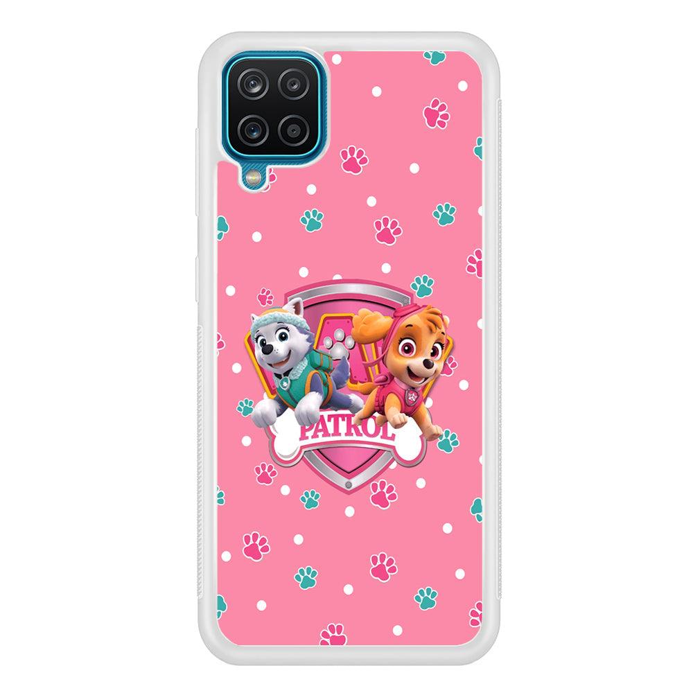 Paw Patrol Skye and Everest Pink Patroll Samsung Galaxy A12 Case-Oxvistore