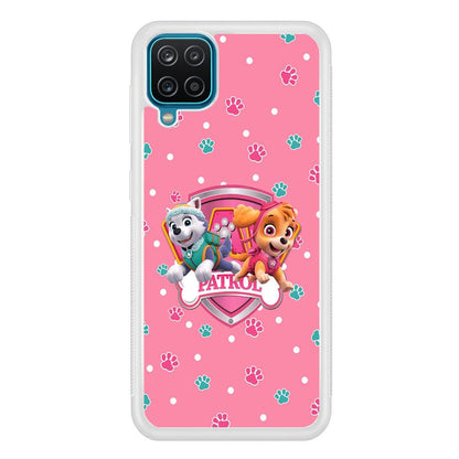 Paw Patrol Skye and Everest Pink Patroll Samsung Galaxy A12 Case-Oxvistore