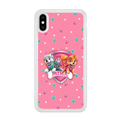 Paw Patrol Skye and Everest Pink Patroll iPhone Xs Max Case-Oxvistore