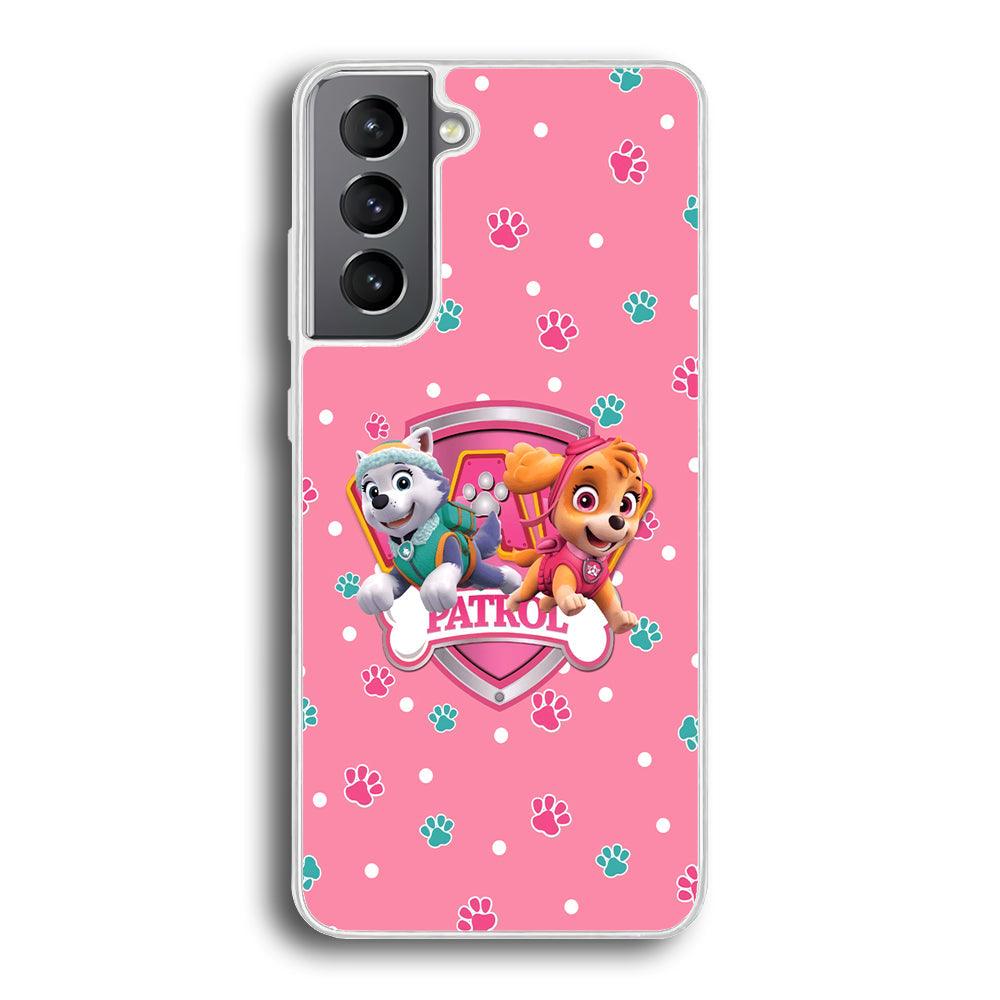 Paw Patrol Skye and Everest Pink Patroll Samsung Galaxy S21 Plus Case-Oxvistore