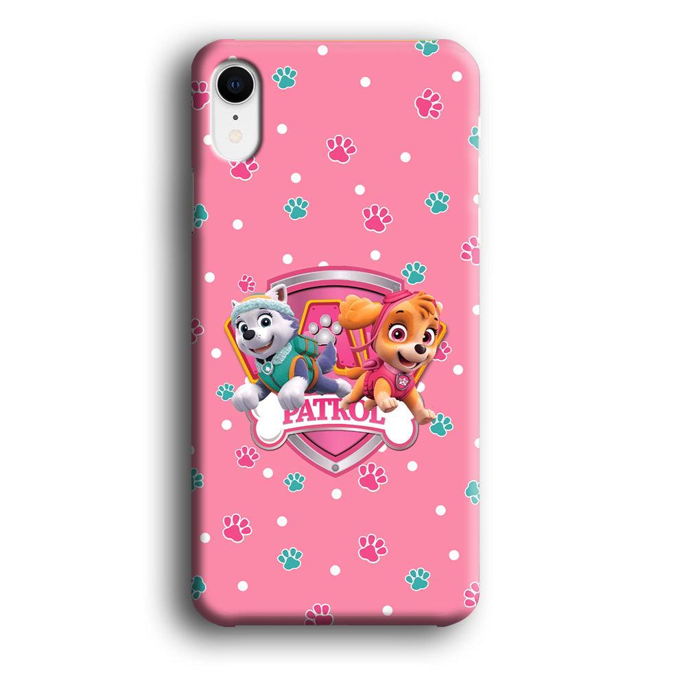 Paw Patrol Skye and Everest Pink Patroll iPhone XR Case-Oxvistore