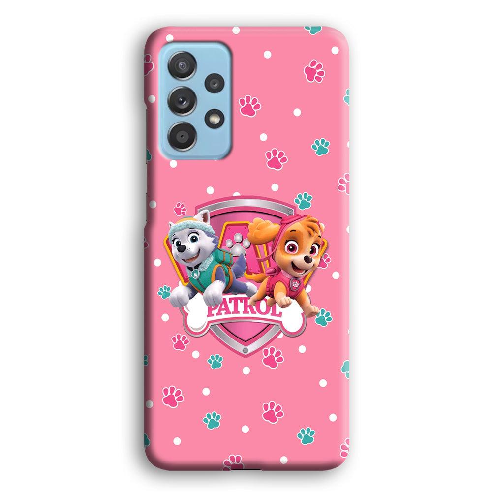 Paw Patrol Skye and Everest Pink Patroll Samsung Galaxy A52 Case-Oxvistore