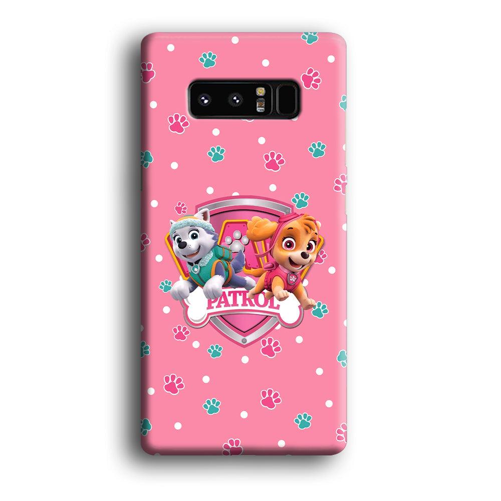 Paw Patrol Skye and Everest Pink Patroll Samsung Galaxy Note 8 Case-Oxvistore