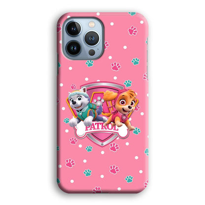 Paw Patrol Skye and Everest Pink Patroll iPhone 14 Pro Max Case-Oxvistore