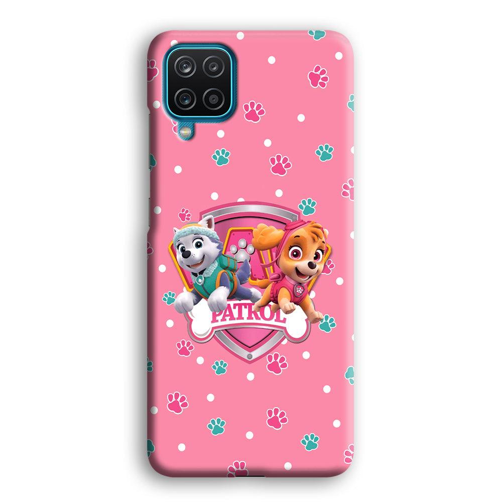 Paw Patrol Skye and Everest Pink Patroll Samsung Galaxy A12 Case-Oxvistore