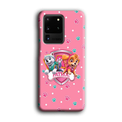 Paw Patrol Skye and Everest Pink Patroll Samsung Galaxy S20 Ultra Case-Oxvistore