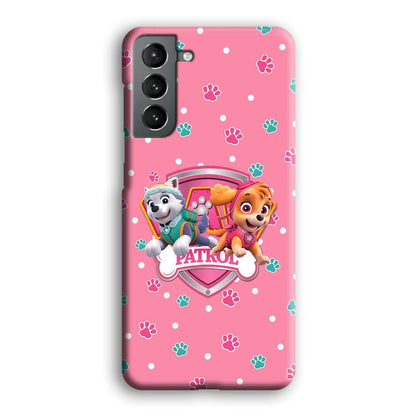 Paw Patrol Skye and Everest Pink Patroll Samsung Galaxy S21 Plus Case-Oxvistore