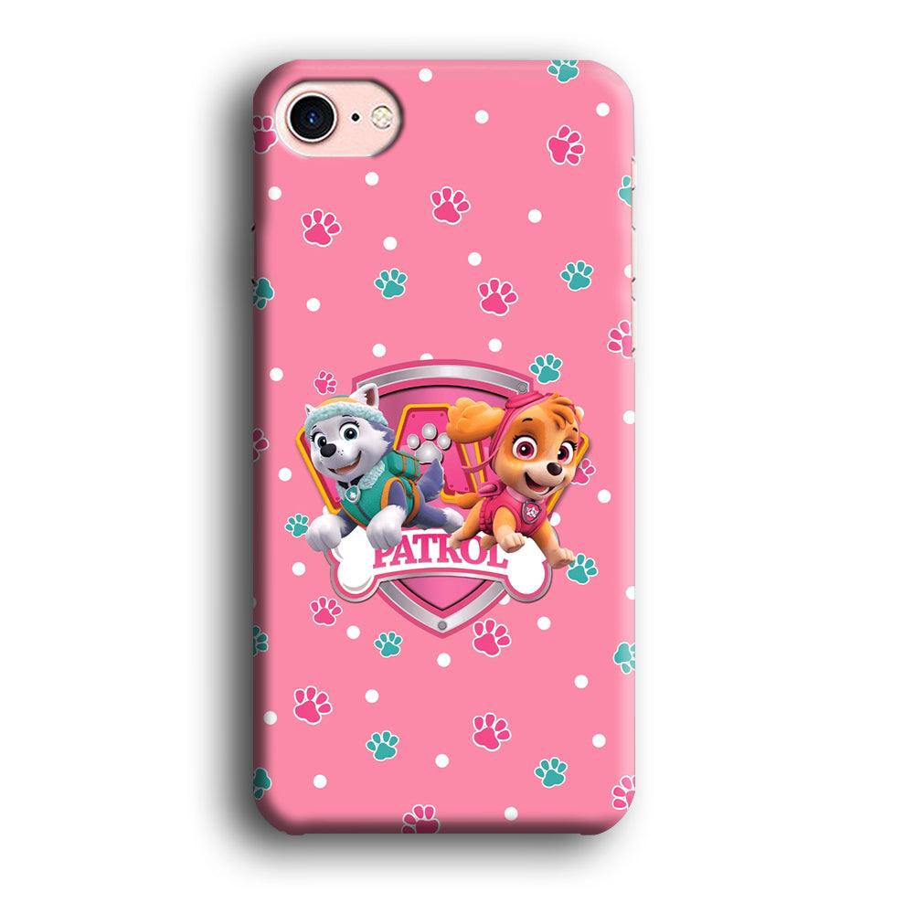 Paw Patrol Skye and Everest Pink Patroll iPhone 8 Case-Oxvistore