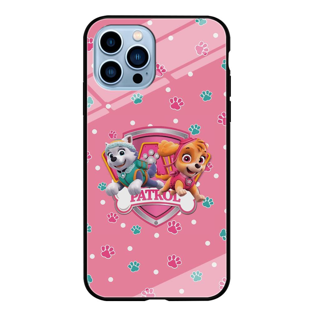 Paw Patrol Skye and Everest Pink Patroll iPhone 15 Pro Case-Oxvistore