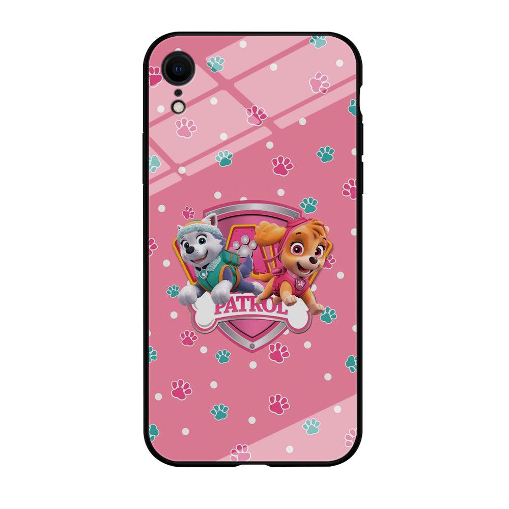 Paw Patrol Skye and Everest Pink Patroll iPhone XR Case-Oxvistore