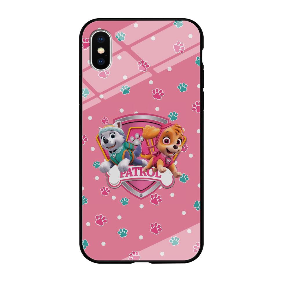 Paw Patrol Skye and Everest Pink Patroll iPhone Xs Max Case-Oxvistore