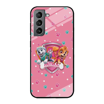 Paw Patrol Skye and Everest Pink Patroll Samsung Galaxy S21 Plus Case-Oxvistore