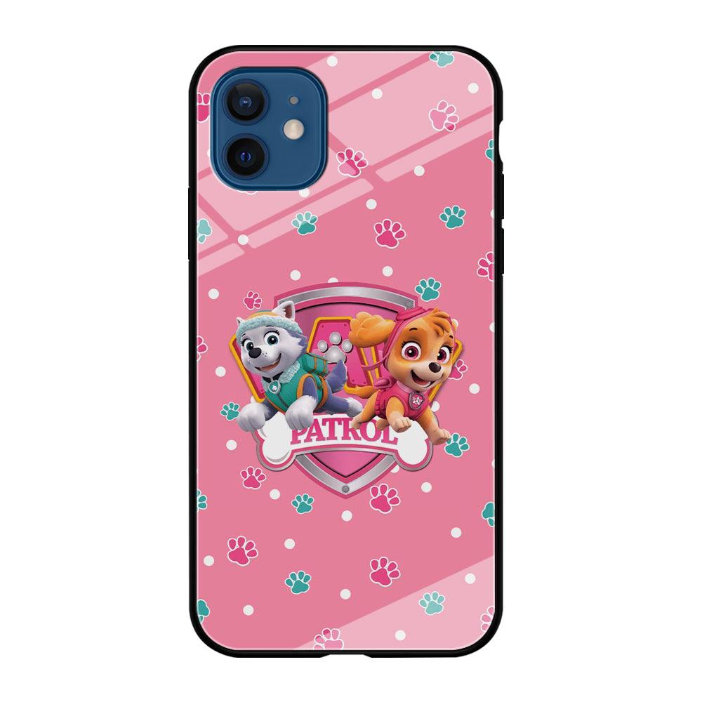 Paw Patrol Skye and Everest Pink Patroll iPhone 12 Case-Oxvistore