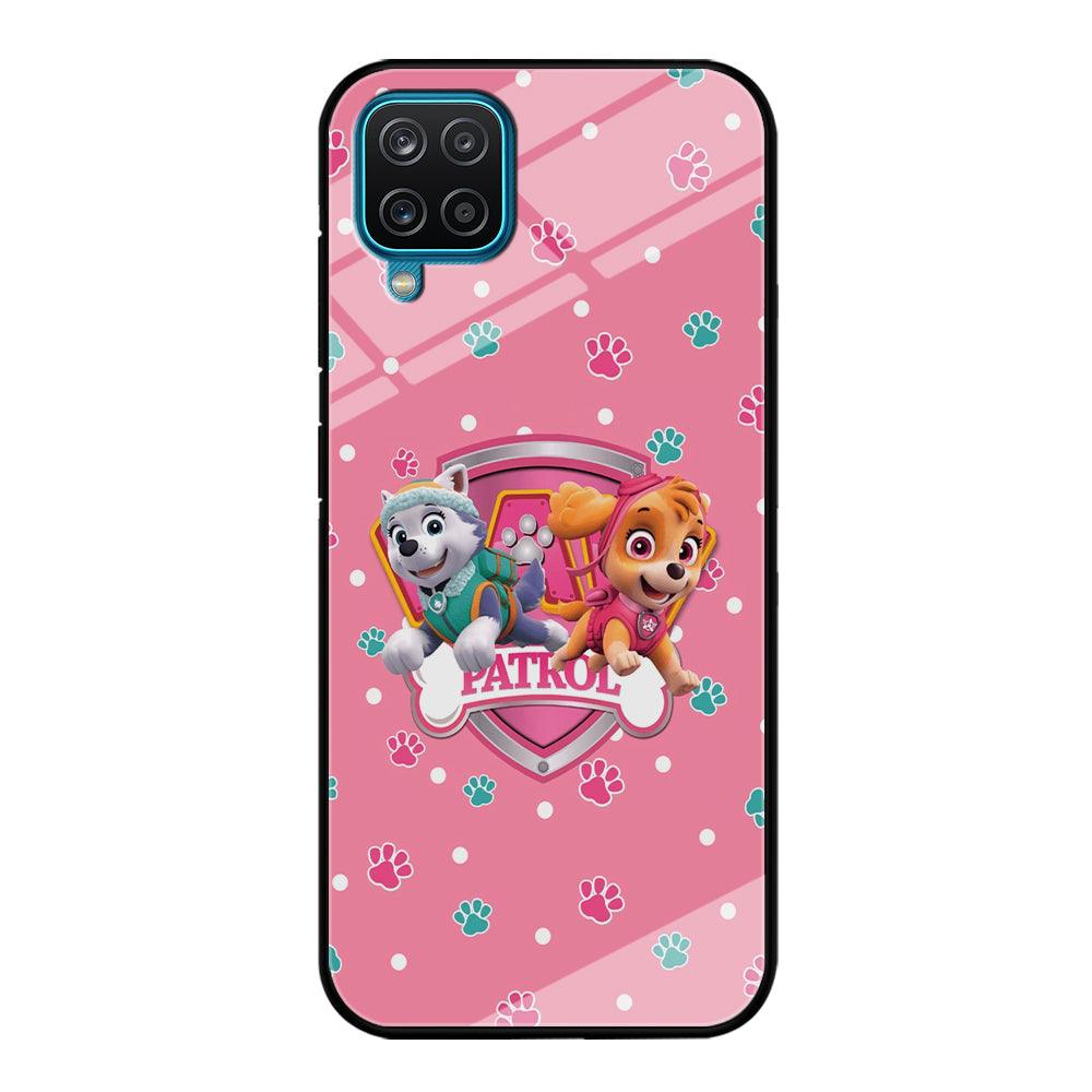 Paw Patrol Skye and Everest Pink Patroll Samsung Galaxy A12 Case-Oxvistore