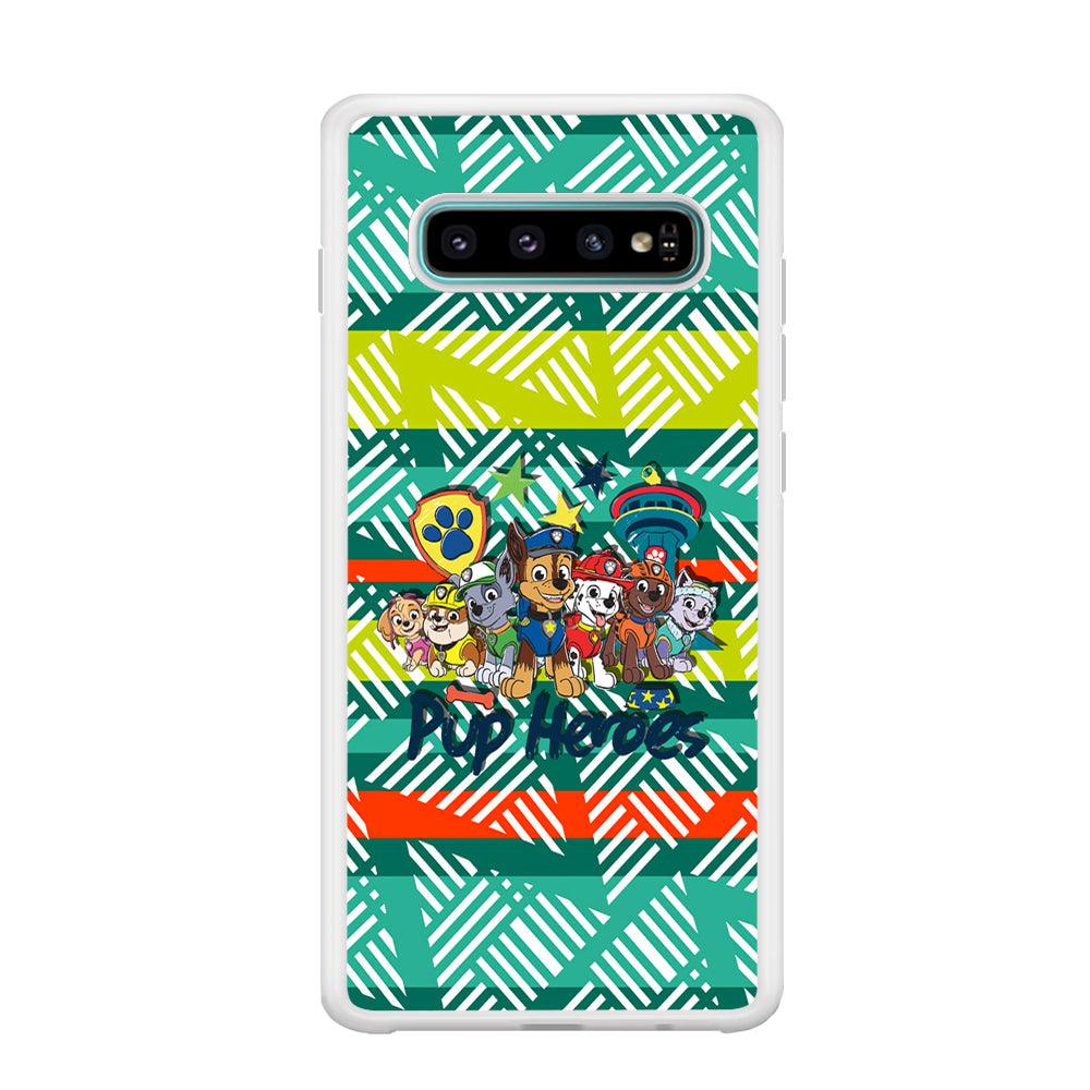 Paw Patrol The Pup Heroes Samsung Galaxy S10 Plus Case-Oxvistore