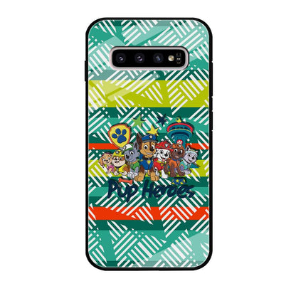 Paw Patrol The Pup Heroes Samsung Galaxy S10 Case-Oxvistore