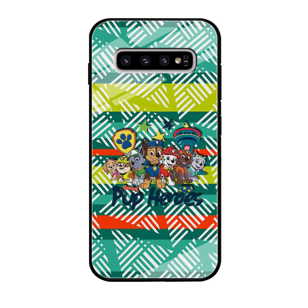 Paw Patrol The Pup Heroes Samsung Galaxy S10 Plus Case-Oxvistore