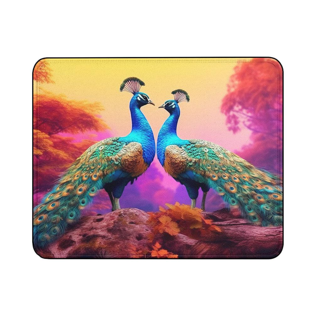 Peacocks Perched On Tree Mouse Pads-18x21 CM-Oxvistore