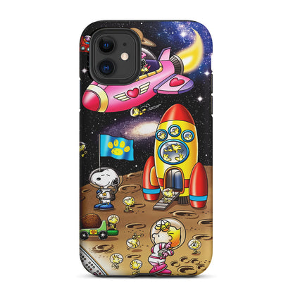 Peanuts Snoopy Space Travel 2 in 1 Tough Phone Case