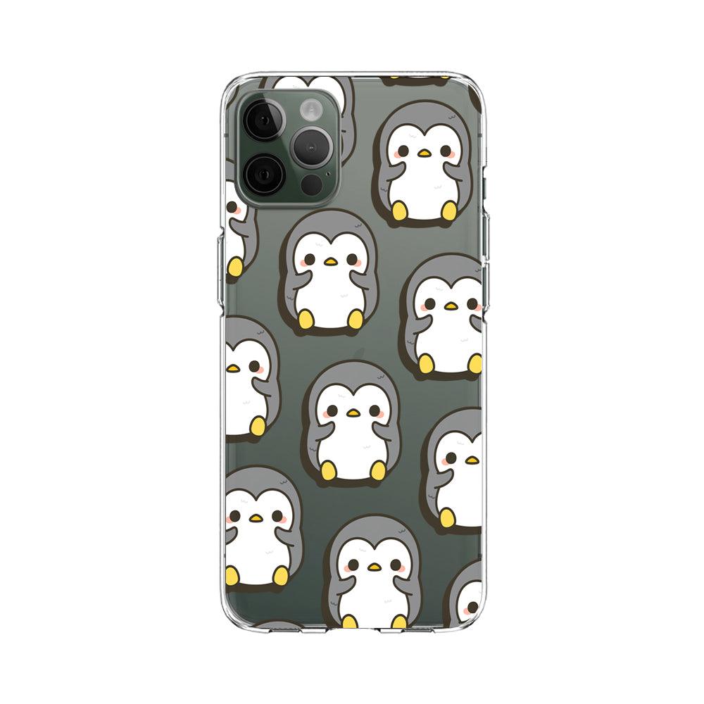 Penguin Bird Plain Cute Little Clear Soft Case-Oxvistore