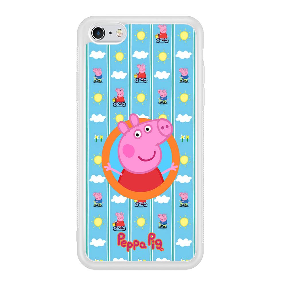 Peppa Pig Circle Frame iPhone 6 | 6s Case-Oxvistore