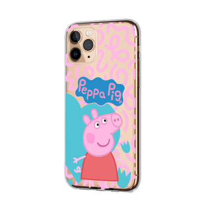 Peppa Pig Enjoying Happiness Clear Soft Case