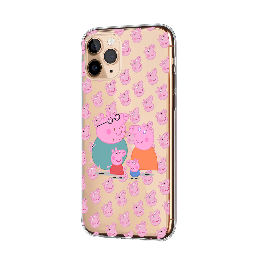 Peppa Pig Framing The Happiness Clear Soft Case