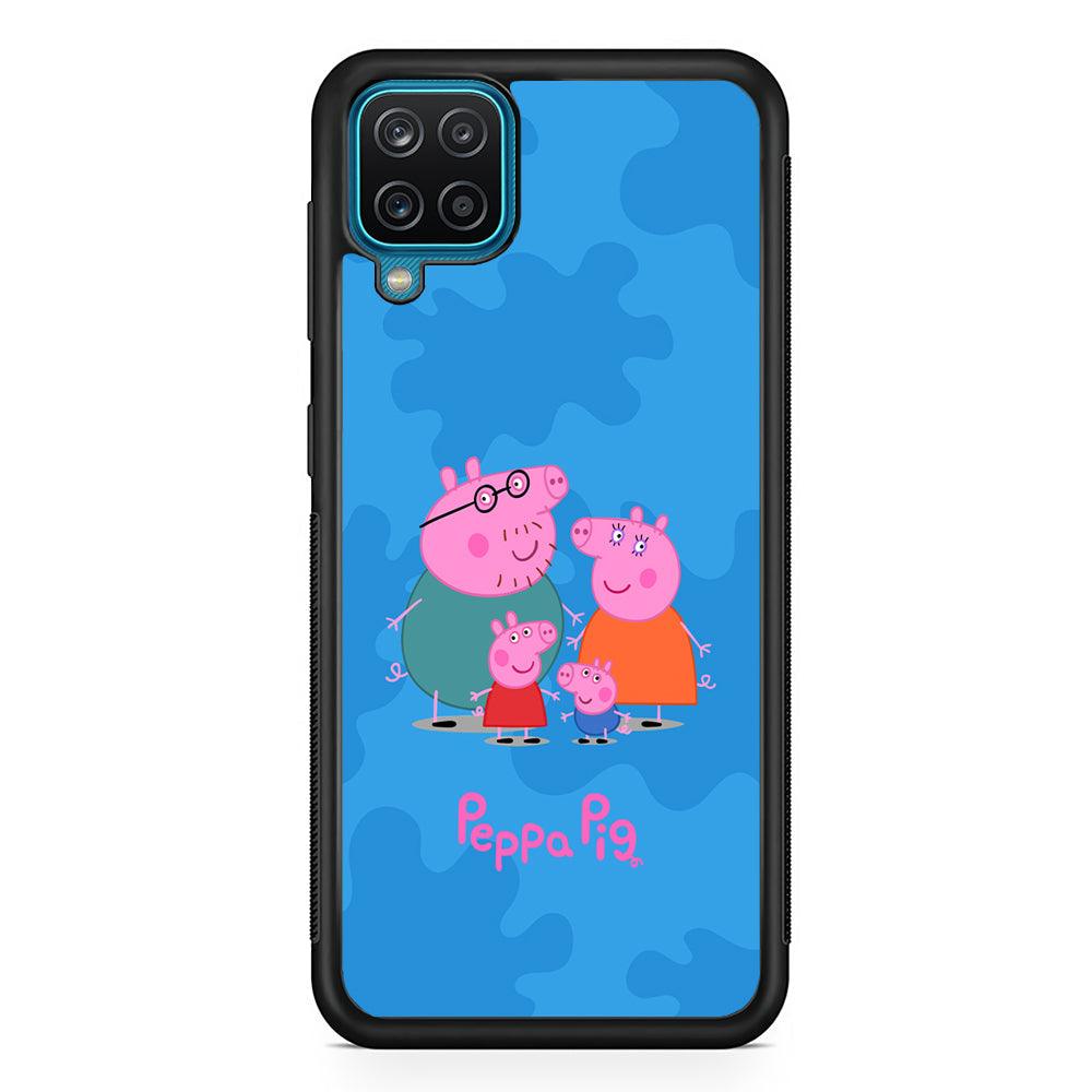 Peppa Pig Great Family Samsung Galaxy A12 Case-Oxvistore