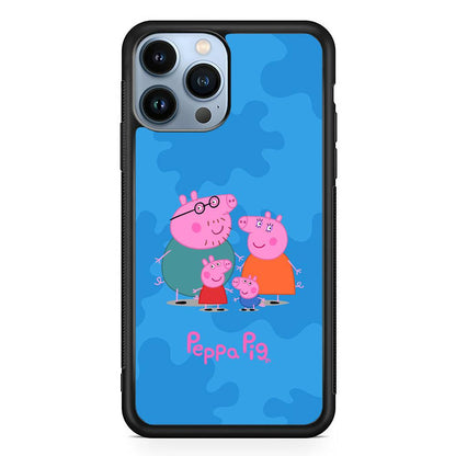 Peppa Pig Great Family iPhone 15 Pro Case-Oxvistore