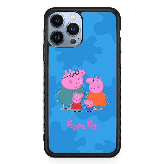 Peppa Pig Great Family iPhone 14 Pro Case-Oxvistore