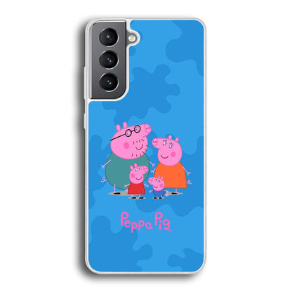 Peppa Pig Great Family Samsung Galaxy S21 Plus Case-Oxvistore