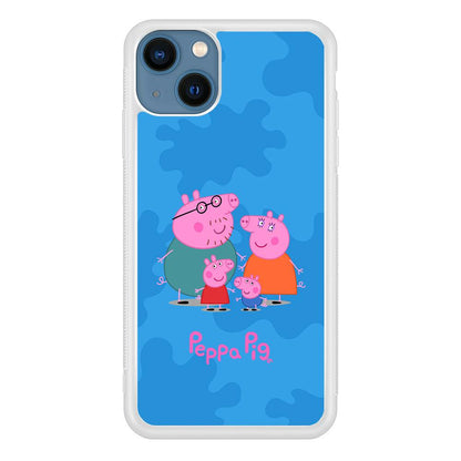 Peppa Pig Great Family iPhone 15 Plus Case-Oxvistore