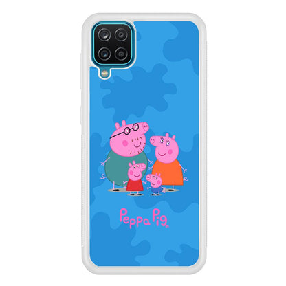 Peppa Pig Great Family Samsung Galaxy A12 Case-Oxvistore